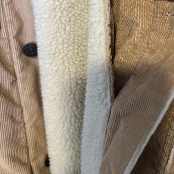 Levi’s Men’s Classic Corduroy Sherpa-Lined Trucker Jacket - Size XL Field of Rye - Picture 8 of 13